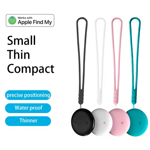 AirTag flat version GPS global positioning tracker, one click call search, global coverage. Compatib