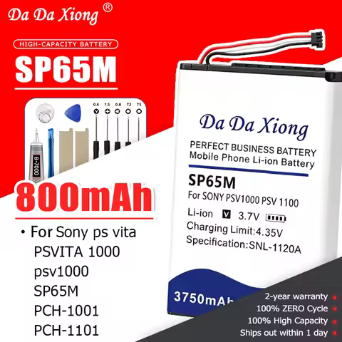 3750mAh SP65M Battery for Sony ps vita PSV VITA PSVITA 1000 psv1000 SP65M PCH-1001 PCH-1101