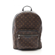 LOUIS VUITTON Josh Rucksack 背包 M41530 Monogram macassar 黑色 二手男款 LV