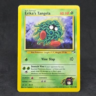 Vintage Pokemon TCG Erika’s Tangela 79/132 2000 Gym Heroes Trading Card Game Collectibles