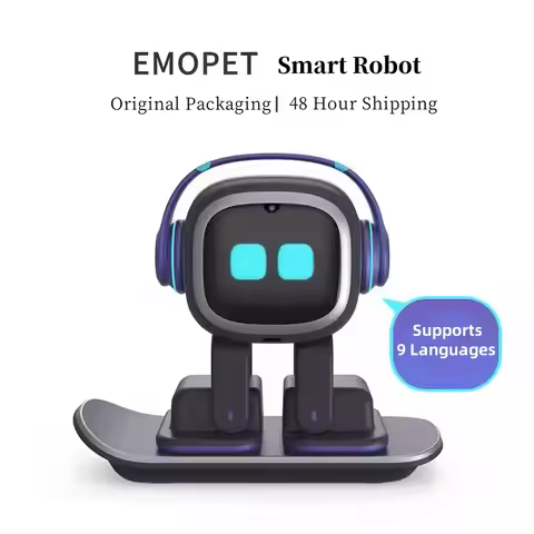 EMO Voice Robot Language Dialogue Electronic Smart Interaction AI Desktop Wireless Charge Emotional 