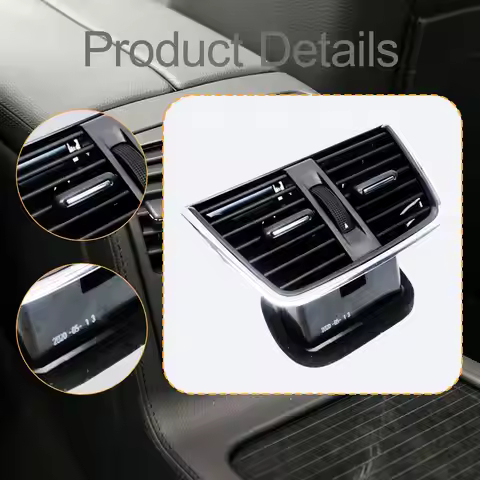 Car AC Outlet Grille Rear Console Vent for Skoda Octavia 3 MK3 A7 Auto Cabin Accessory Easy Fit Airf