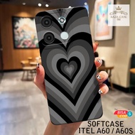 HP ITEL A60S Case - Rajacase - ITEL A60 Casing A60S/ - LOVE case Motif - Cellphone protector - ITEL 