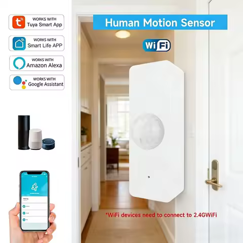 Smart Life WiFi PIR Motion Sensor Tuya Human Body Infrared Detector Home Security Alarm System Works