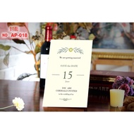 Cheap Wedding Invitation ※ Postcard {Pandora Exquisite Card} Number AP-018
