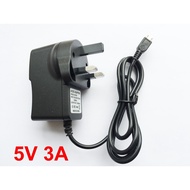High quality 5V 3A 3000mA Micro USB Power Supply Adapter for Raspberry Pi 3 / Arduino 5V 3000mA UK