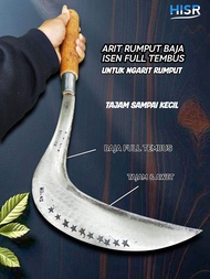 Arit rumput tajam dan awet baja isen asli tajam sampai kecil