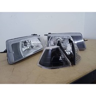 PROTON ISWARA SAGA LMST LMSS SMOKE HEADLAMP LAMPU DEPAN (SMOKE CRYSTAL)