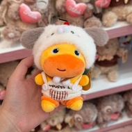 Genuine Cute Capybara Lulu Bag Pendant Plush Doll Doll Keychain Niche High-End School Bag Pendant/H3