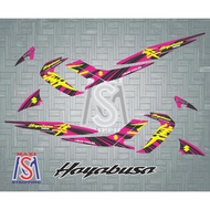 Satria Fu Barong Hayabusa v2 Variation Striping Sticker