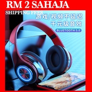 B39 Wireless Bluetooth Headphone Over-Ear Gaming Headset With Mic HIFI Sound fon telinga