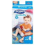 Drypers Wee Wee Dry XL 12-17kg Disposable Diapers 50pcs
