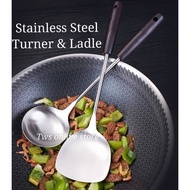 Stainless steel Cooking Turner Spatula Wok Shovel Kitchen Ladle & Turner & Spatula / Senduk dan Sudi