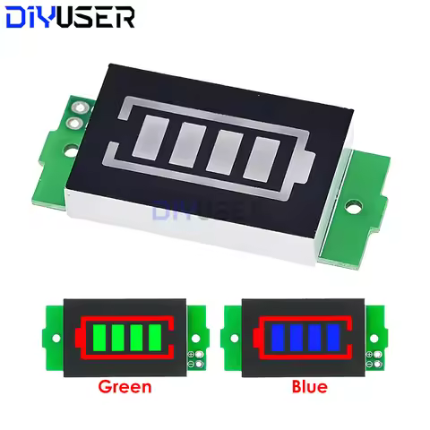 1-8S 1S/2S/3S/4S Single 3.7V Lithium Battery Capacity Indicator Module 4.2V Display Electric Vehicle