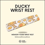 Ducky Keyboard Wrist Rest – Ergonomic Wrist Support for Mechanical Keyboard | Gaming Desk Wrist Pad 