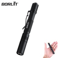 BORUiT BC20 Mini EDC Flashlight Medical Flashlight with Memory Function