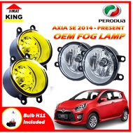 Perodua Fog Lamp AXIA 2014-PRESENT Sport Light Car Fog Light H11 Led Fog Lamp OEM Fog Light Axia 1 P