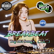 MP3 CD CASSETTE OF DJ BREAKBEAT TOP 105 SONGS 2025 - VIRAL DJ SONG CASSETTE - FULL BASS DJ SONG CASS