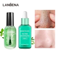 LANBENA Blackhead Remover Mask(NO.1)& Pore Minimizer Serum Clear Acne And Blackheads Shrink The Pore