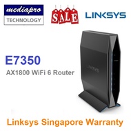 LINKSYS E7350 AX1800 WiFi 6 Dual-Band Router ( Support SingTel Fibre Broadband ) - 3 Year Local Linksys Warranty