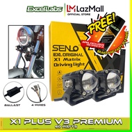 Original EXL Senlo X1 Plus Matrix 60W Mini Driving Light V3 with 12000 RPM DC12-24V / 2Amps with Int