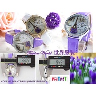 M:N: 3D Korean miniature watch (Elegant Paris) 100% genuine M:N: branded watch