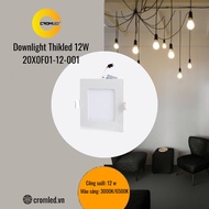 Thikled Chromiumled Downlight 12W 20X0F01-12-001 (square)