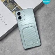 Samsung A06 5G Clear Card Slot Photo Card/ Casing Wallet TPU Clear Samsung A06 5G