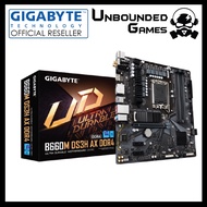 Gigabyte Motherboard B660M DS3H AX DDR4 with 6+2+1 Phases Hybrid Digital VRM with MOS Heatsink​