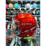 HKM evo innovation maroon adult helmet HKM evo plain half face helmet/ HKM brand plain evo helmet/ a