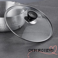 CHIHIRO11Z9D Pot Cover, Visible Round Frying Pan Cover, Durable Knob Anti-scalding Universal Wok Pan