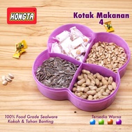 KLF - HONGTA- HT-KM4 Eid cake stand (4 compartments) 26.5*10*26.5cm UNIQUE beautiful cake jar/ UNIQU