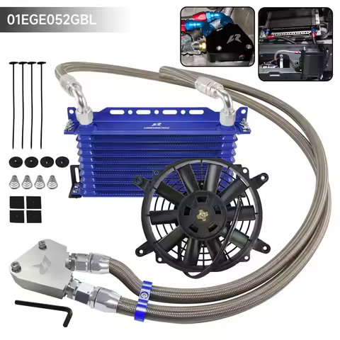 10/13/15 Row AN10 Engine Oil Cooler Kit For LS1 LS2 LS3 LSX VE +7" Electric Fan Kit LSX VE HSV VZ 19