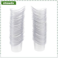 [ztswdx] Portable 100 Pieces 5ml Disposable Eye Wash Flush Cups Plastic Measuring Cup Used to Remove