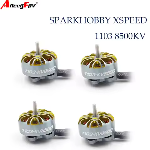 4PCS SPARKHOBBY XSPEED 1103 8500KV 2~3S Lipo Brushless Motor 1.5mm Shaft For 65mm Propeller Tinywhoo