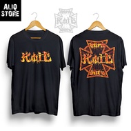 T-Shirt Band KOIL Api - Premium Kaos Musik Band Metal Hardcore Rock Katun Combed
