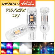 KEVANLY T10 W5W LED Strobe Flash Bulb 12V Car Interior Parking License Plate Reading T10 LED Bulb