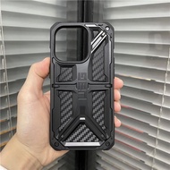 UAG Carbon Fiber Kevlar Mobile Phone Case Is Used for The Explosion-proof Back Cover of IPhone 12 13 14 15 Pro MAX.