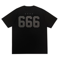 Dead 666 T-shirt plastisol screen printing