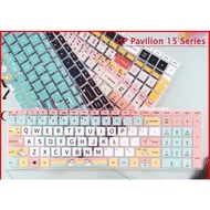 READY STOCKING Keyboard Cover HP Pavilion 15 Series Silicone 15 Inch 15.6 Inch Laptop Keyboard Protector Notebook Skin 15-cc707TX 15-ec1036 15-cs3040TX 15-BS 15-DA 15S-DU 15S-EQ BF Thin Keypad Case Pavilion Gaming HP Keyboard film [JUNE]