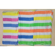 Towel 4004 / Tuala Belang 55 cm x 99 cm (6pcs/12pcs) 彩色條紋毛巾