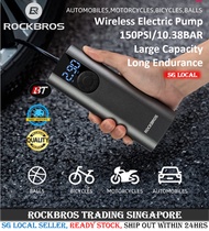 [SG Seller] RockBros Electric pump car air pump wireless air pump bicycle pump air inflator for ball