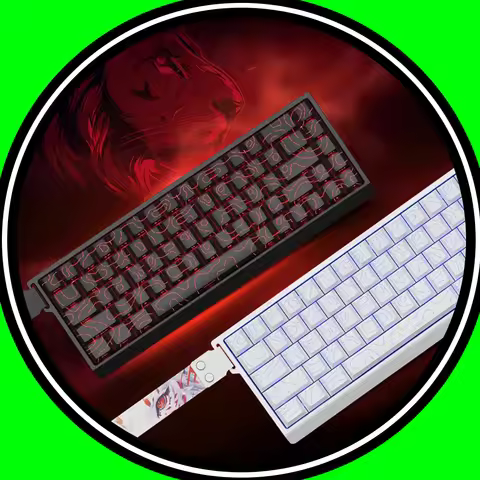 Madlions Mad 60He Magnetic Switch Mechanical Keyboard MAD68 Wired Keyboard Mad60he Custom MAD68he Es