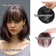 MELODG Thin Hairpiece  100% Human Hair Wig Hair Styling Tool Hair Topper