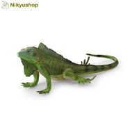 [Nikuyshop] Educational Toys Display Animal Figurine Miniature Green Iguana Lizard Animals