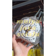 Black Plastic Raffia Rope KUDA brand (9 ounces)