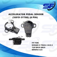 💯NISSAN X TRAIL 2.0/2.5 T30 QR20 QR25 SERENA C24 ACCELERATOR PEDAL SENSOR (18919-5Y700) (6 PIN)
