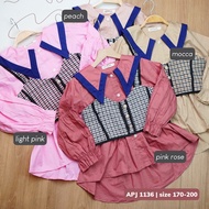 KEMEJA Keina Blouse Shirt for Girls Imported Teenage Tweeds Vest - APJ 1146 & APJ 1136