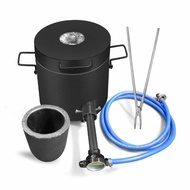 6Kg Foundry Clay Graphite Crucible Furnace Torch Melting Casting Refining Gold Silver Copper Brass A