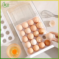 [Wishshopeelxl] Kitchen Egg Drawer Box Egg Basket Organiser Fridge Egg Fresh Storage Box